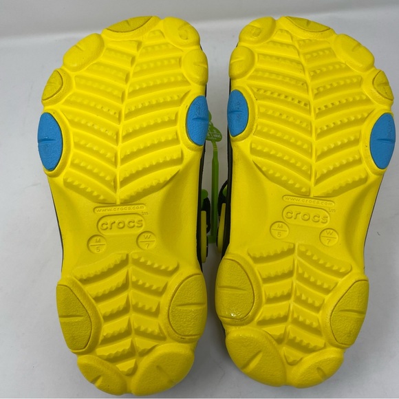 CROCS | Shoes | New Crocs Pacman All Terrain Clog Jibbitz Yellow Black ...